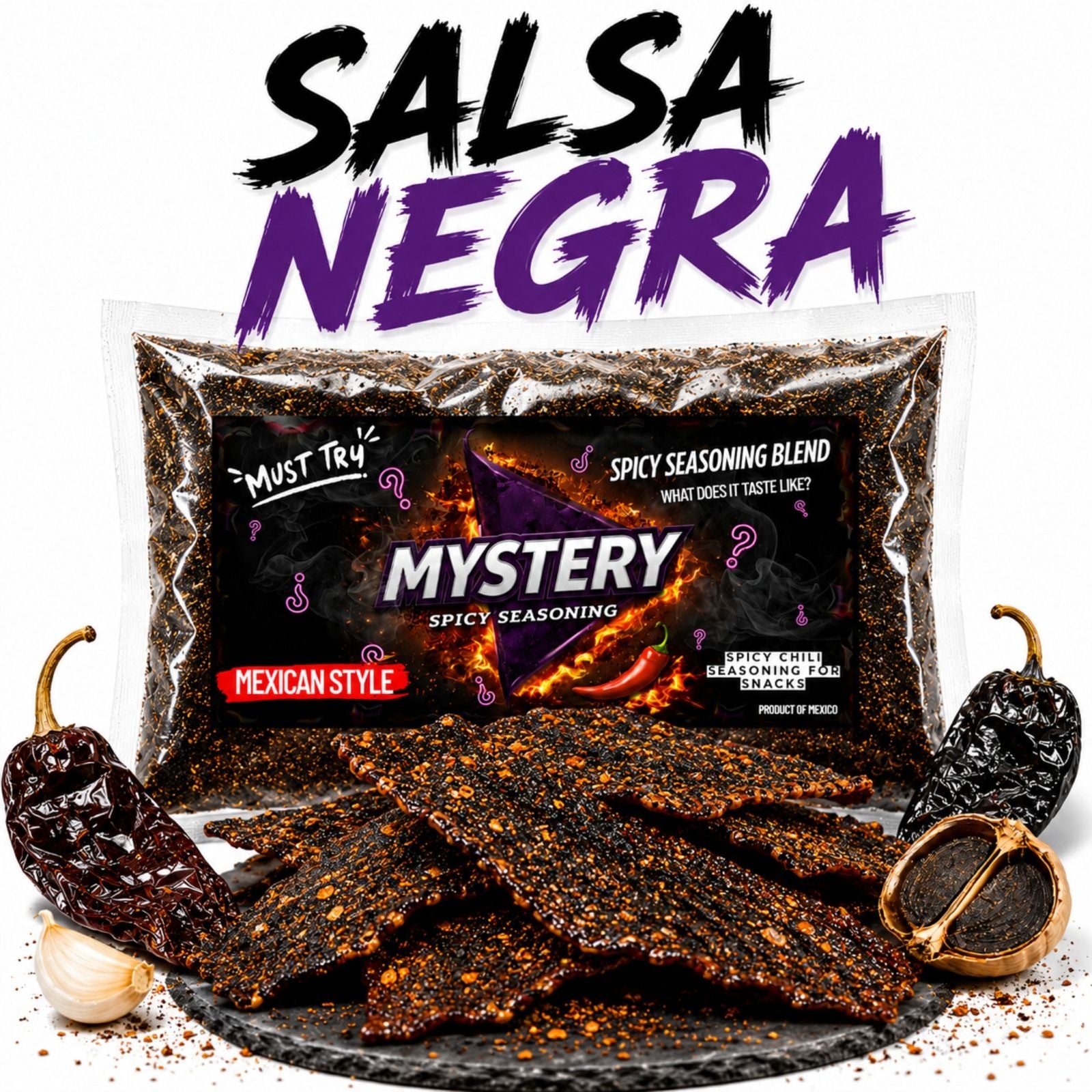 Mystery Flavor Seasoning – Spicy & Bold Snack Powder
