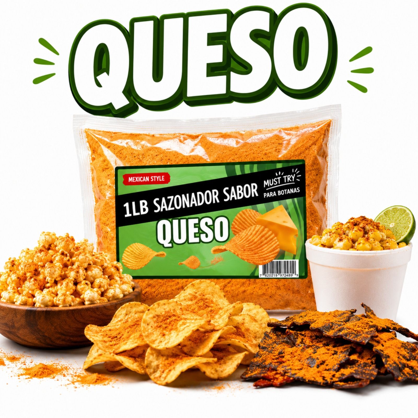 Cheddar Cheese Seasoning – Bold Flavor for Popcorn , Chips, Elotes & Snacks