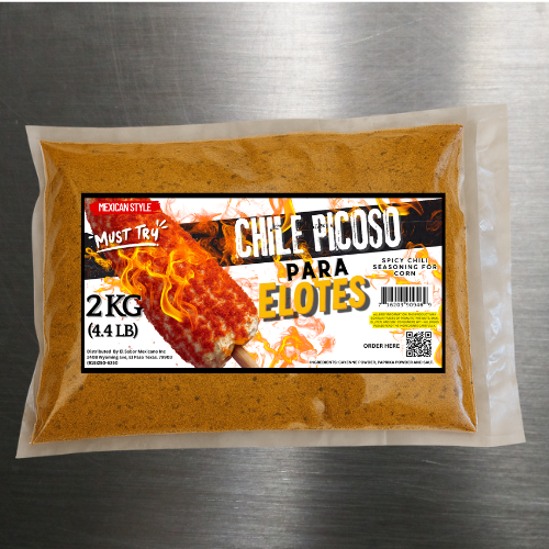 Spicy Red Chile Seasoning for Elotes – Extra Picoso (2KG / 4.4LB)