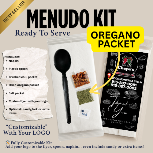 Oregano Packet for Menudo – Individual Sachet for Mexican Soups & Pozole (Also in Menudo Kit)