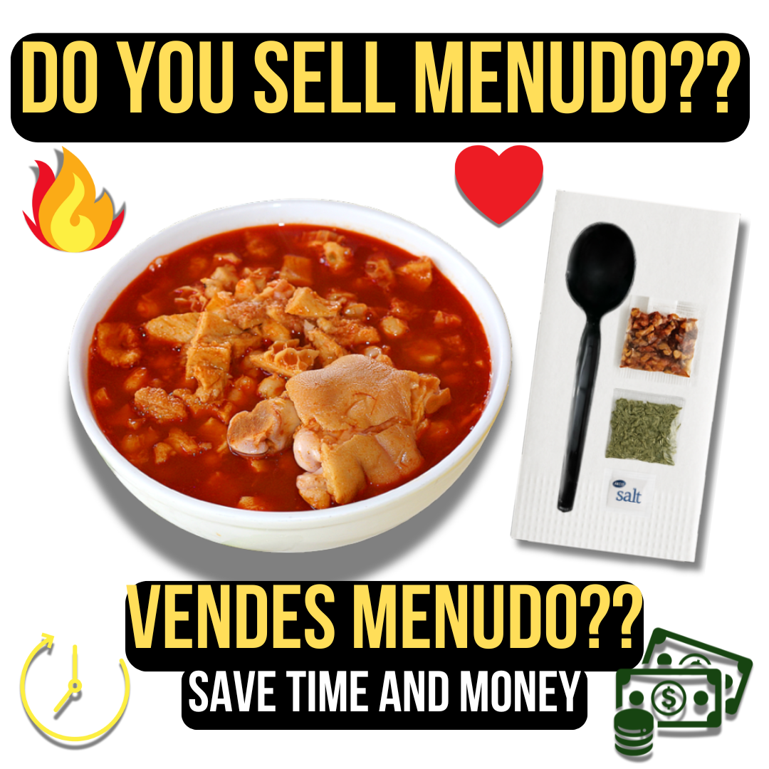 Dried Oregano (500 packets each) & Crushed Red Pepper (500 packets each) – MENUDO