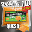 Load image into Gallery viewer, Cheddar Cheese Seasoning – Bold Flavor for Popcorn , Chips, Elotes &amp; Snacks (1 LB)
