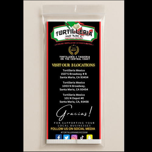 Menudo Kit – 500 Pcs  Custom Disposable Condiment Pack with Spoon, Napkin, Chili Packet, Oregano Packet, Salt & Branded Flyer for Restaurants