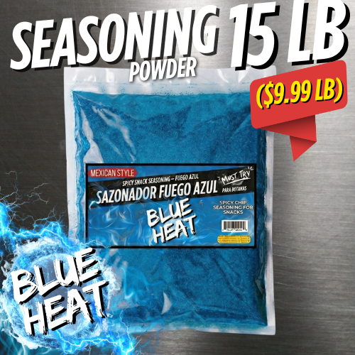 Fuego Azul Seasoning – Blue Heat Seasoning for Beef Jerky & Snacks (15 LB)