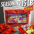 Fuego Seasoning – Extra Spicy Snack Flavor (15 LB) Fuego Sazonador