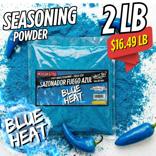 Fuego Azul Seasoning – Blue Heat Seasoning for Beef Jerky & Snacks 2 LB