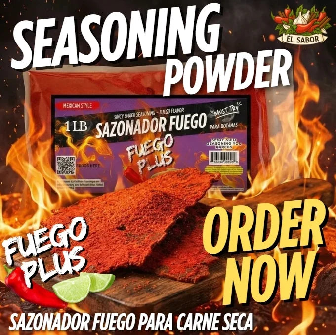 Fuego Seasoning – Extra Spicy Snack Flavor