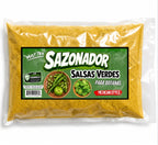 Salsas Verdes Snack Seasoning Powder | Mexican Style Green Sauce Flavor for Chips, Popcorn, Fries & Beef Jerky | 1 LB
