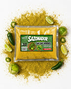 Salsas Verdes Snack Seasoning Powder | Mexican Style Green Sauce Flavor for Chips, Popcorn, Fries & Beef Jerky | 1 LB