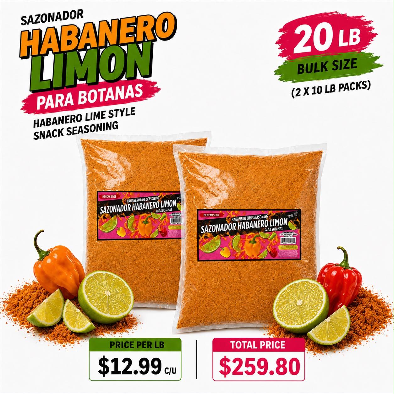 Habanero Seasoning Powder – Spicy Chili Blend for Corn, Snacks, Jerky & Popcorn