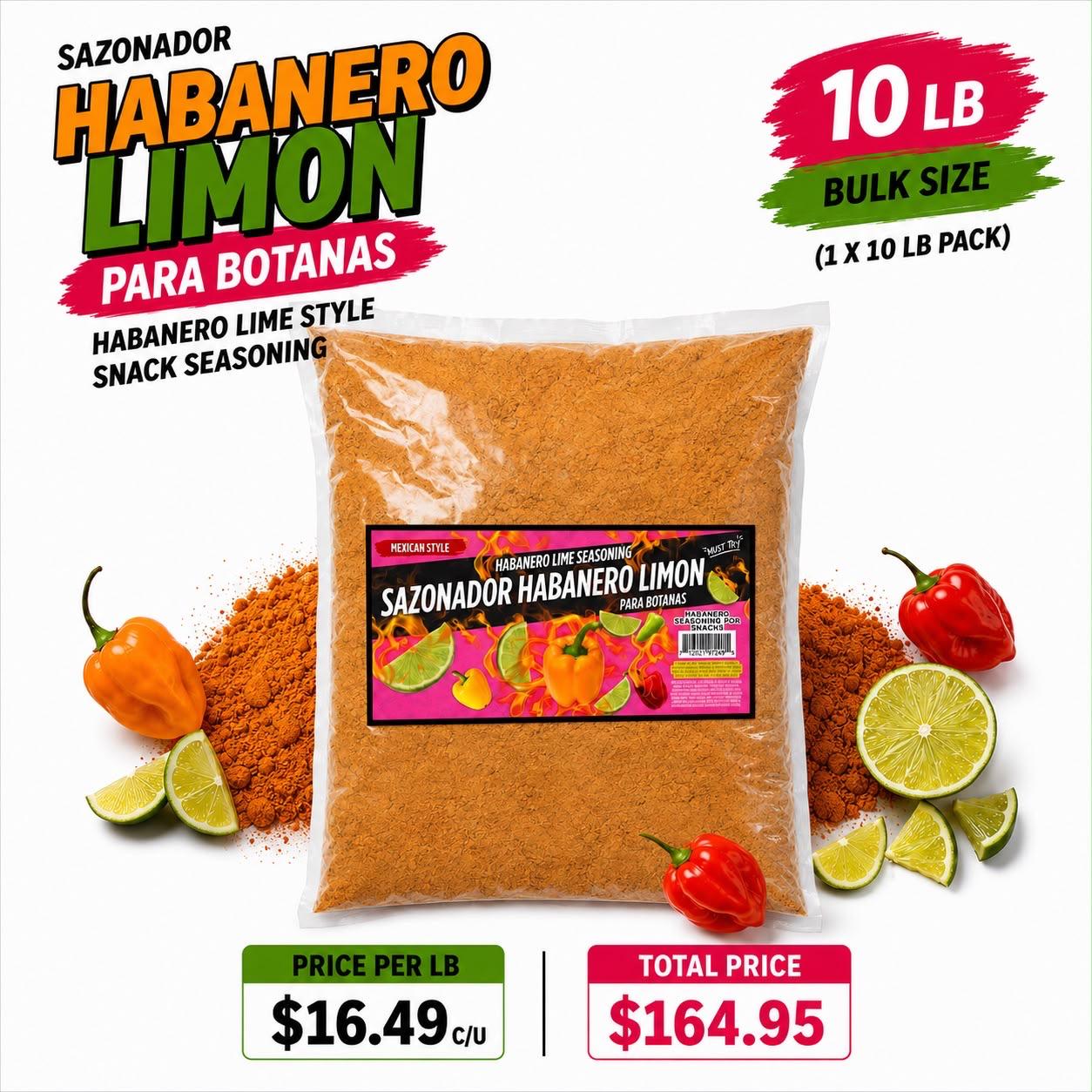Habanero Seasoning Powder – Spicy Chili Blend for Corn, Snacks, Jerky & Popcorn