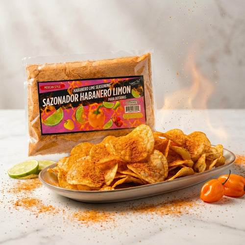 Habanero Seasoning Powder 10 LB – Spicy Chili Blend for Corn, Snacks, Jerky & Popcorn – Bulk Food Service Size